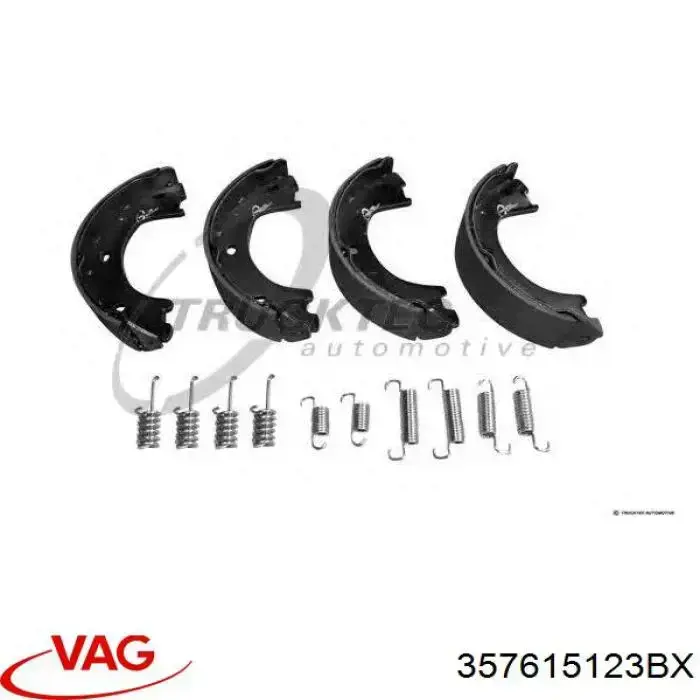 Pinza de freno, Eje delantero izquierda VAG 357615123C