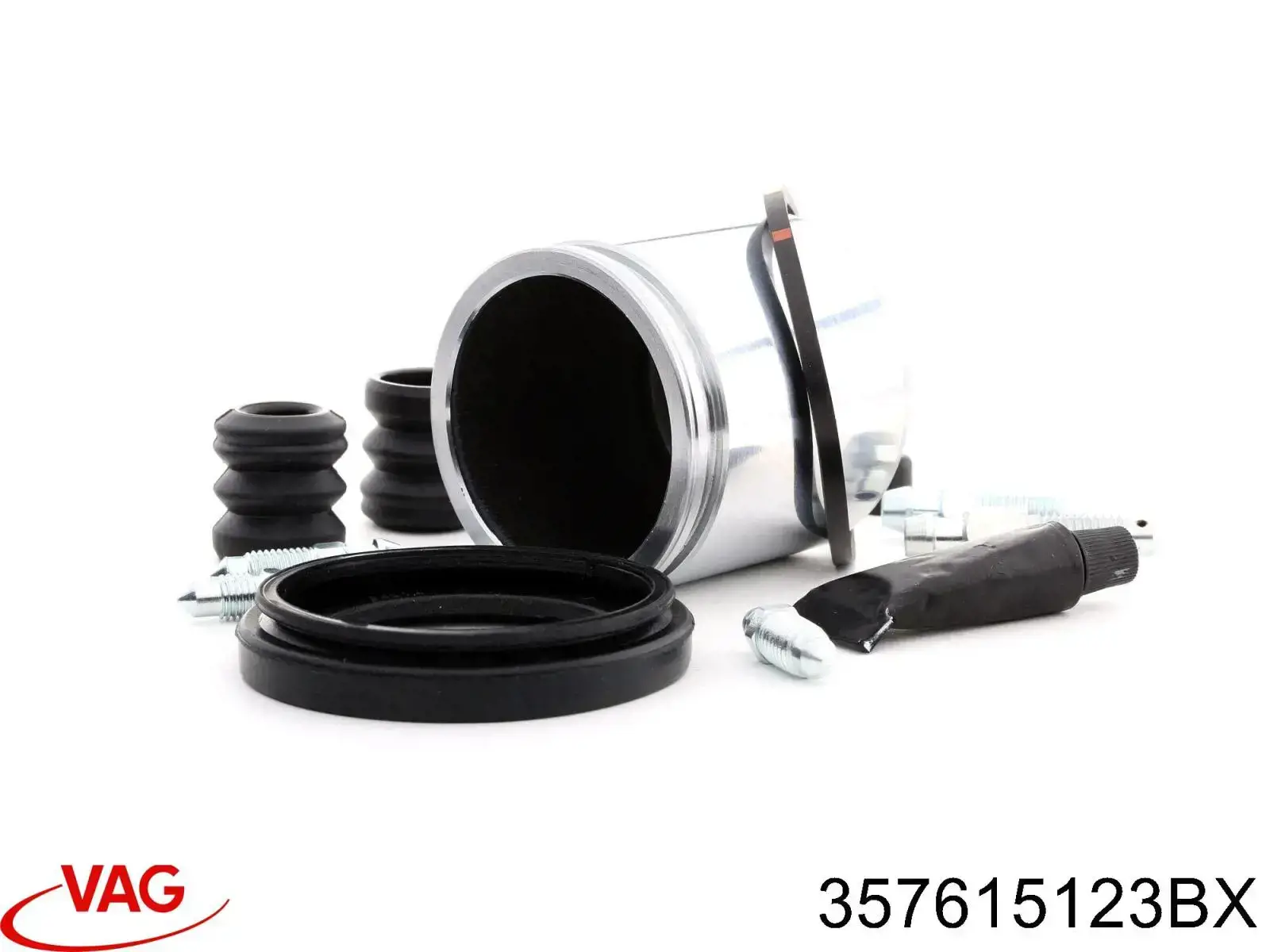 Pinza de freno delantera izquierda 357615123C VAG