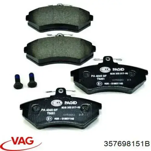 Pastillas de freno delanteras Seat Toledo 1 1L