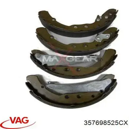 Zapatas de freno 357698525CX VAG