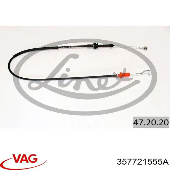 Cable del acelerador VAG 357721555A precio, desde 16,03 EUR