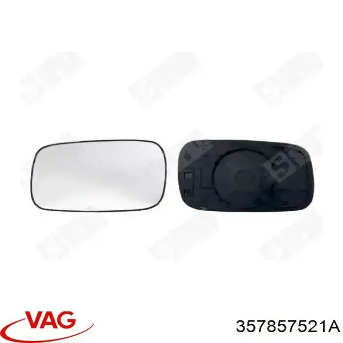357857521A VAG cristal de espejo retrovisor exterior izquierdo