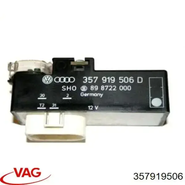 Comprar 357919506 VAG Regulador de velocidad del ventilador de refrigeración (unidad de control)