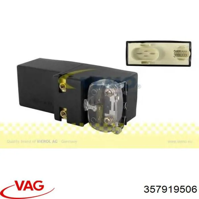 Regulador de velocidad del ventilador de refrigeración (unidad de control) 357919506 VAG