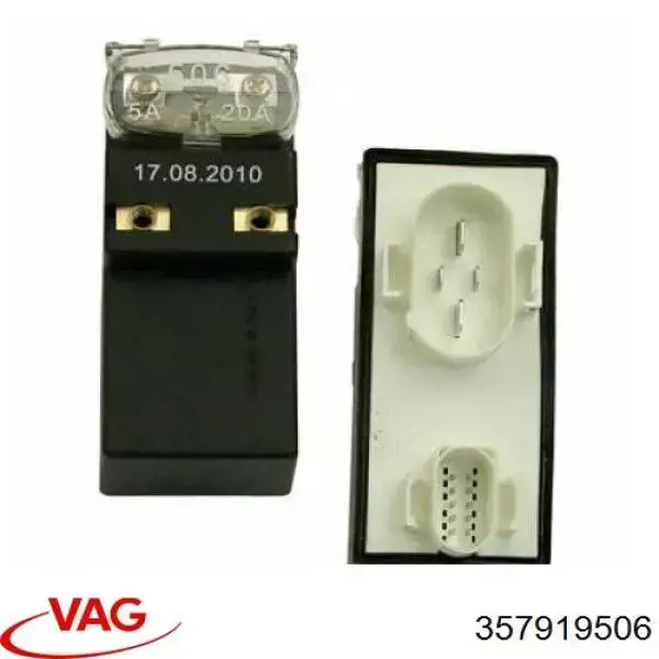 357919506 VAG control de velocidad de el ventilador de enfriamiento (unidad de control)