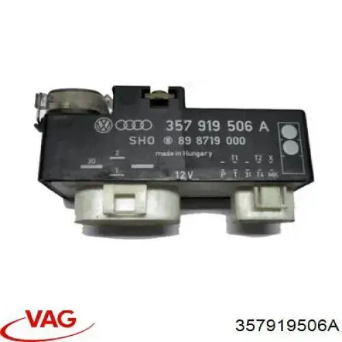Comprar 357919506A VAG Regulador de velocidad del ventilador de refrigeración (unidad de control)