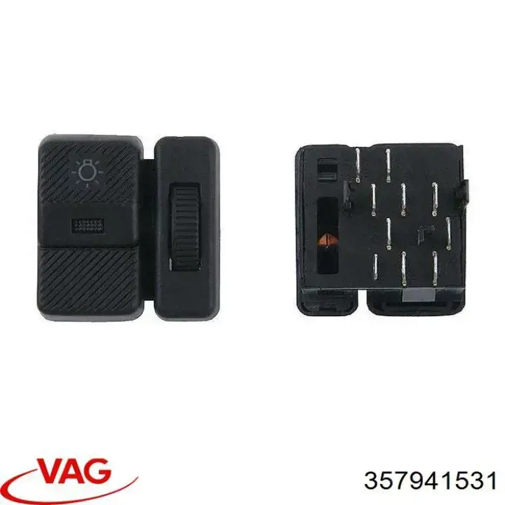 Interruptor de luces en el tablero VAG 357941531 precio, desde 11,81 EUR
