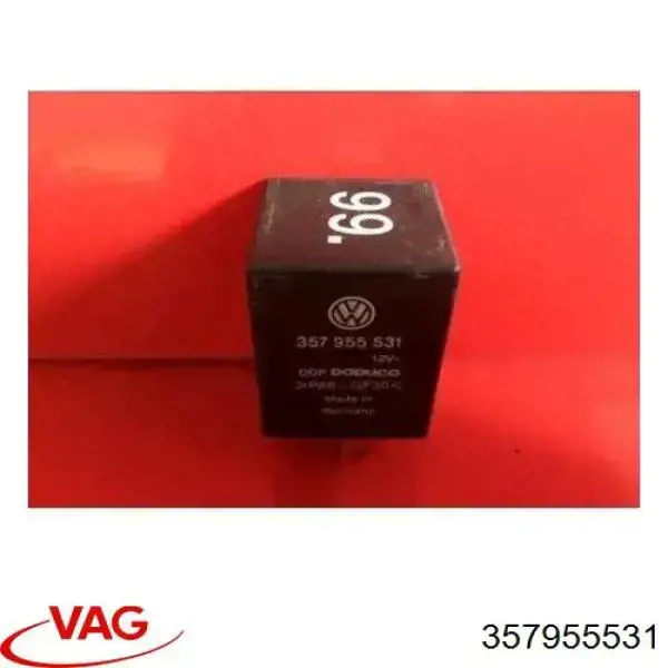 Comprar 357955531 VAG Relé de intermitencia del limpiaparabrisas