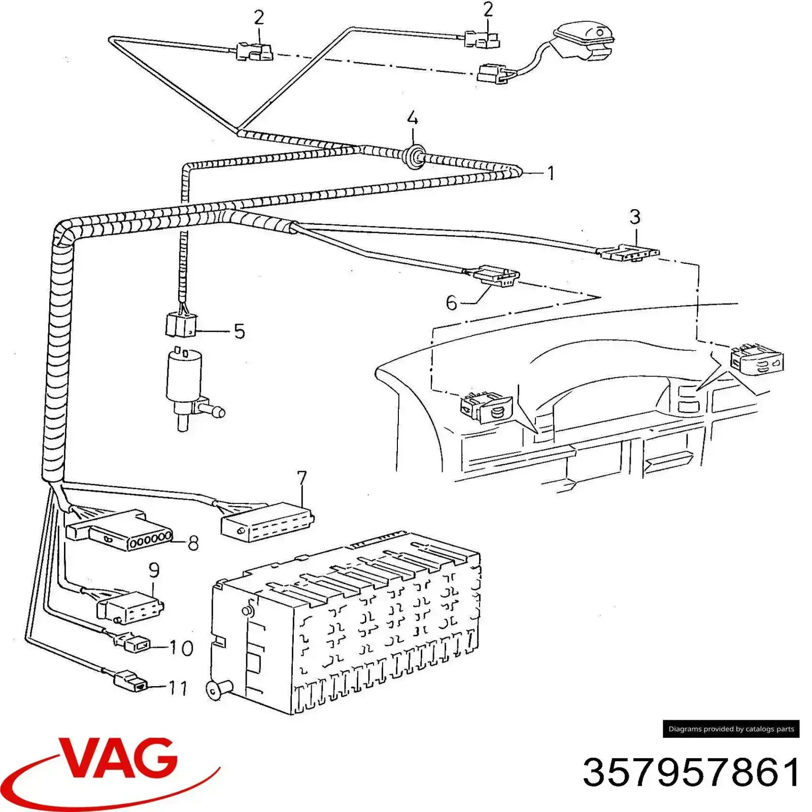  VAG 357957861 precio, desde 12,70 EUR