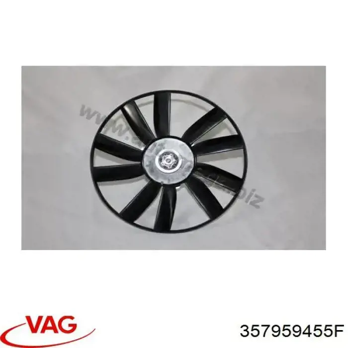 357959455D VAG ventilador del motor