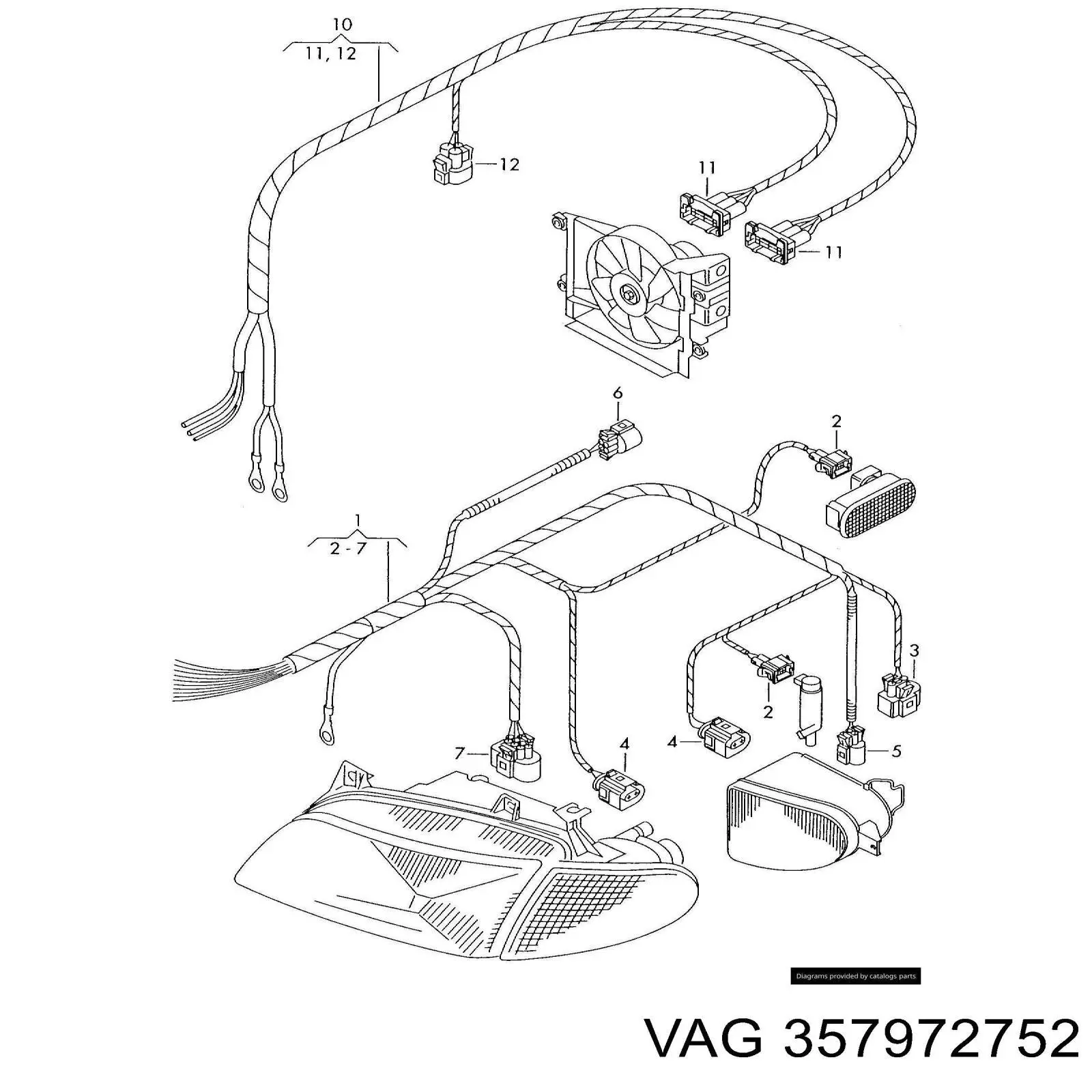 Comprar 357972752 VAG Portalámparas de luz intermitente