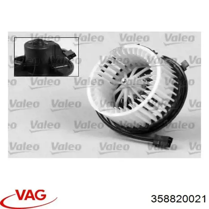 Ventilador de calefacción VAG 358820021 precio, desde  