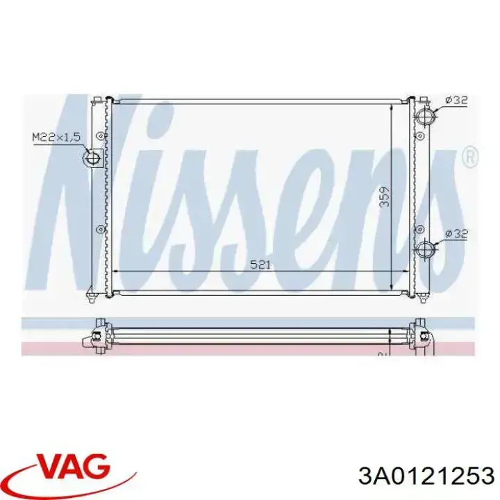 Água radiador VAG 3A0121253 precio, desde 61,39 EUR