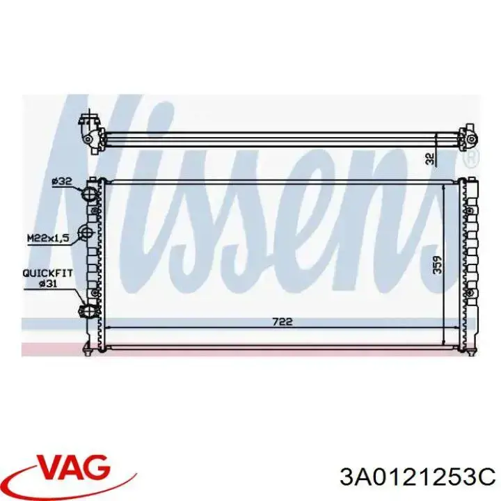 Água radiador VAG 3A0121253C precio, desde 60,42 EUR