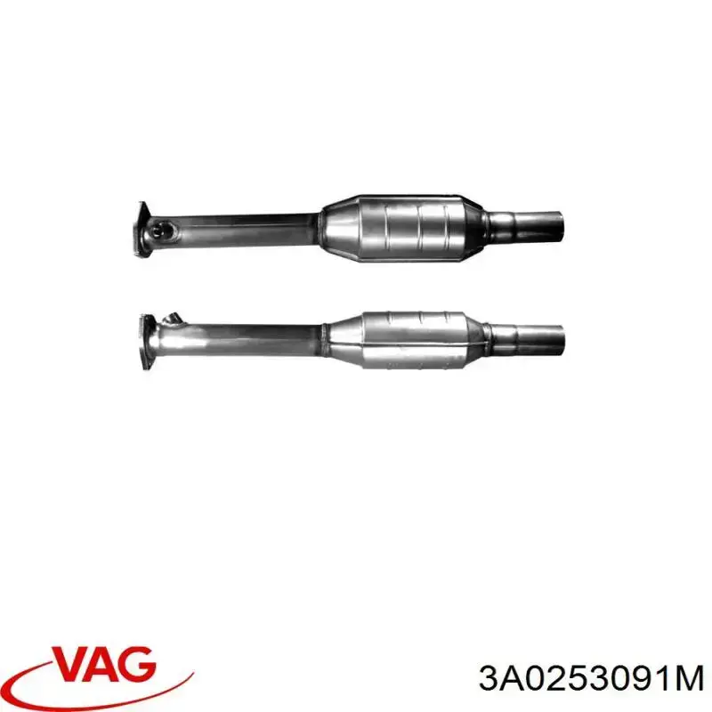 Tubo de admisión del silenciador de escape delantero VAG 3A0253091M precio, desde 222,99 EUR