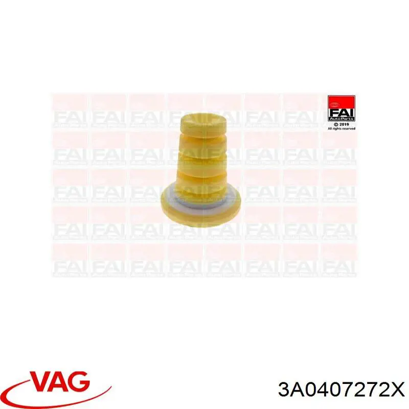 3A0407272X VAG Semieje delantero derecho