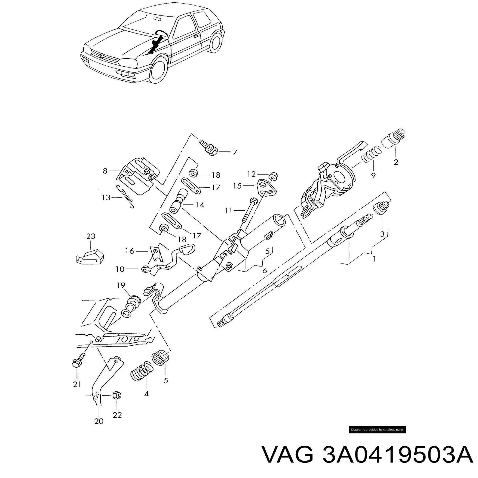 Depósito de la bomba de dirección asistida VAG 6K0422371A precio, desde 56,40 EUR