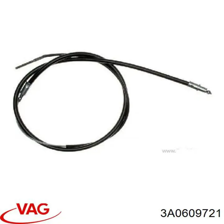 Comprar 3A0609721 VAG Cable de freno de mano trasero derecho/izquierdo