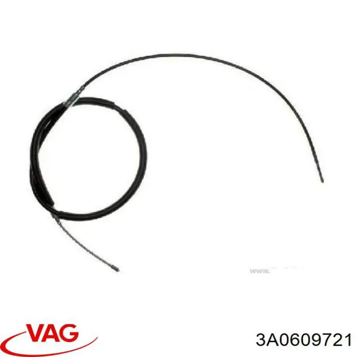 Cable de freno de mano trasero derecho/izquierdo VAG 3A0609721 precio, desde 10,28 EUR
