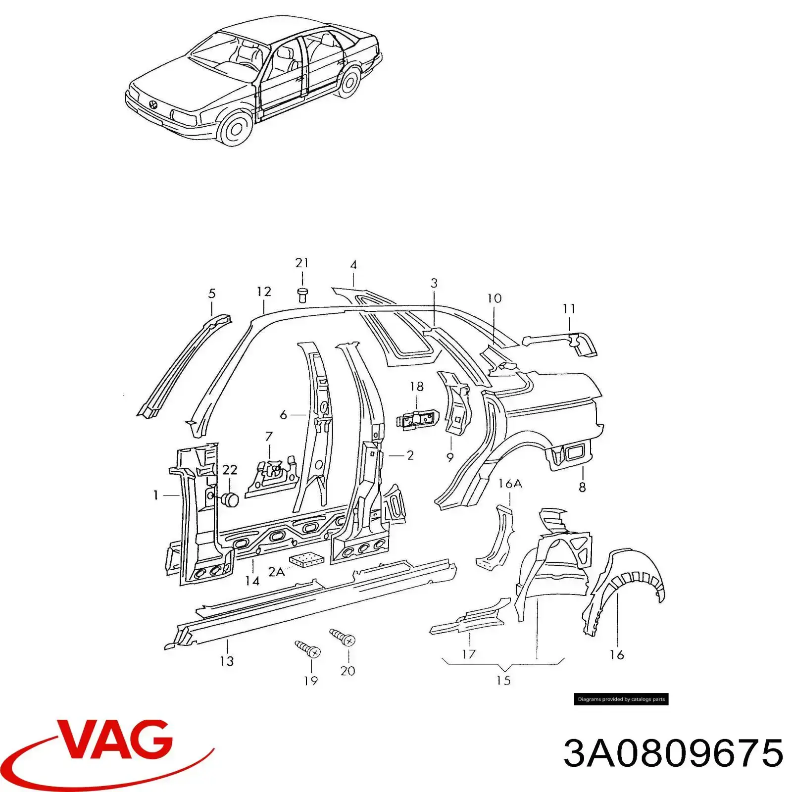  VAG 3A0809675 precio, desde  