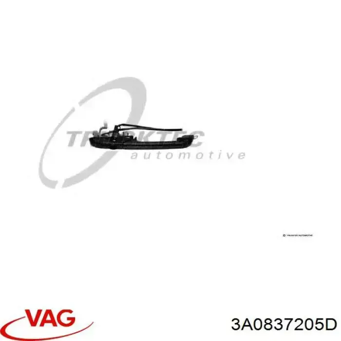 Comprar 3A0837205D VAG Manija exterior izquierda de puerta delantera