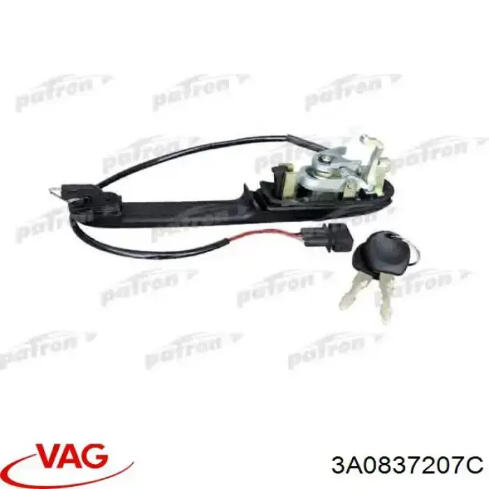 Manija exterior izquierda de puerta delantera VAG 3A0837207C precio, desde 17,97 EUR