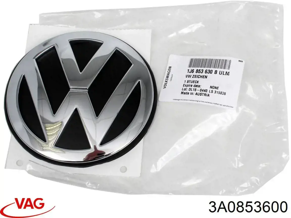 Emblema de la rejilla para Volkswagen Vento (1HX0)