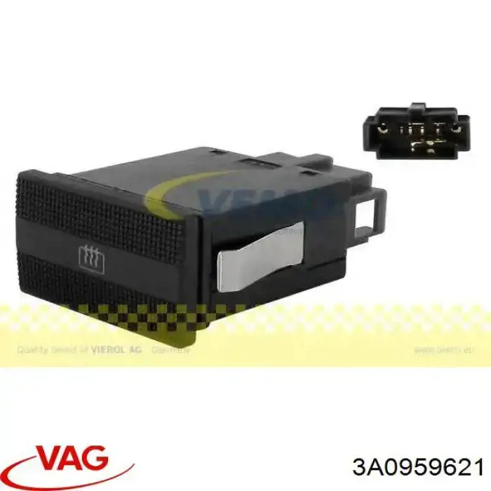 Comprar 3A0959621 VAG Botón de encendido de la calefacción de la luneta trasera