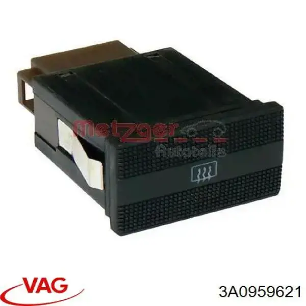Botón de encendido de la calefacción de la luneta trasera VAG 3A0959621 precio, desde 14,94 EUR