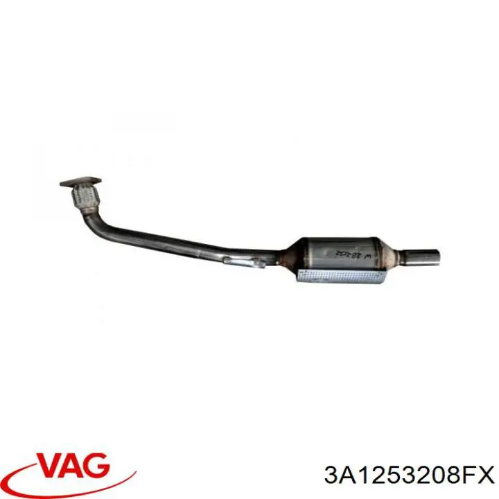 Silenciador, sección delantera VAG 3A1253208FX precio, desde 216,93 EUR