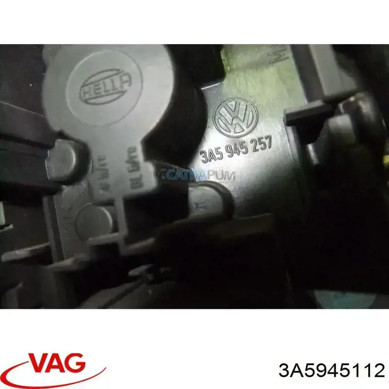 3A5945112 VAG Piloto trasero exterior derecho