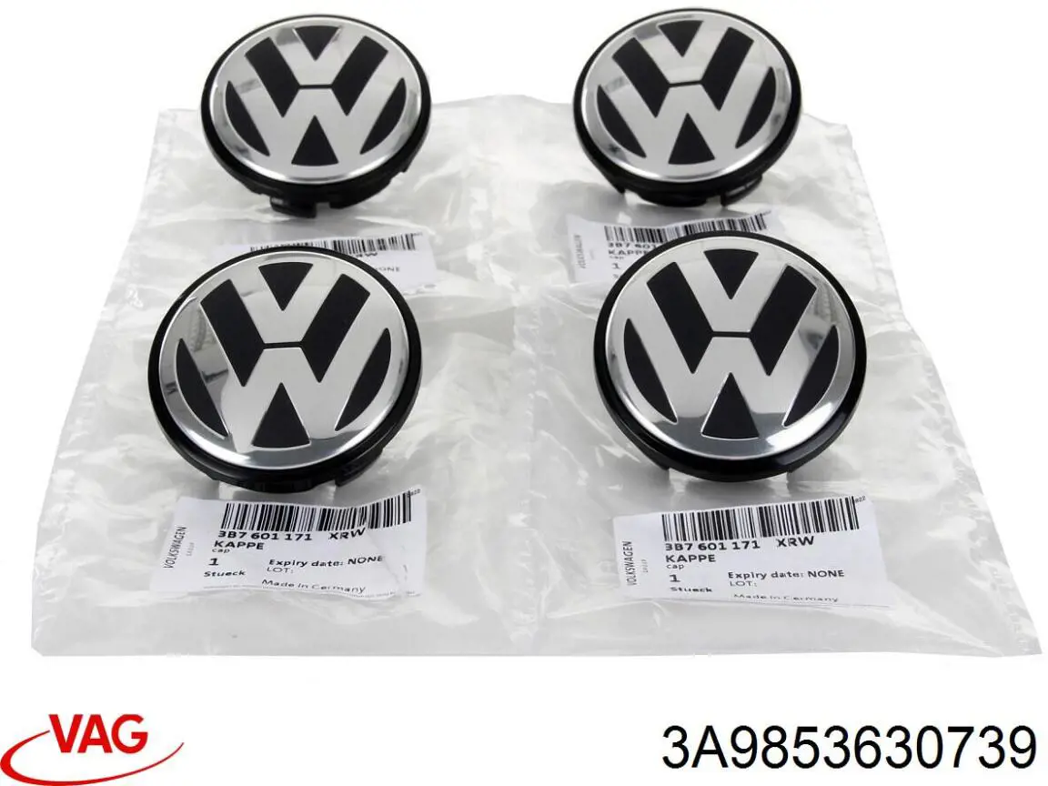 Emblema 3A9853630739 VAG