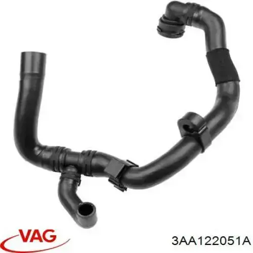 3AA122051A VAG Manguera inferior del radiador