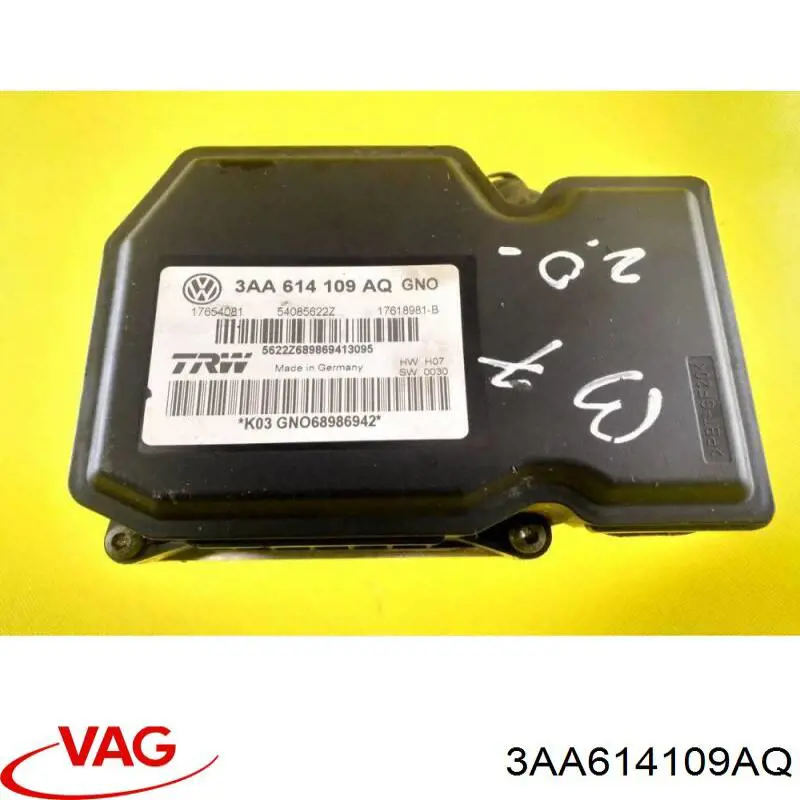 Módulo hidráulico ABS VAG 3AA614109AQBEF