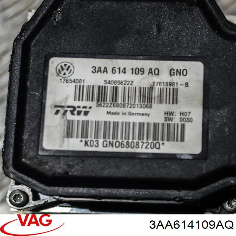 3AA614109AQ VAG módulo hidráulico abs