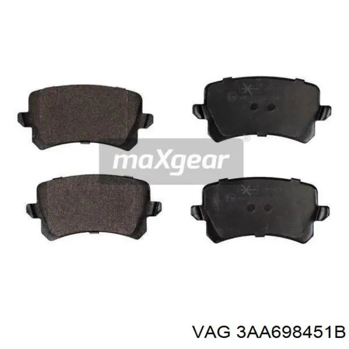 Pastillas de freno traseras Volkswagen Tiguan 1 5N1, 5N2