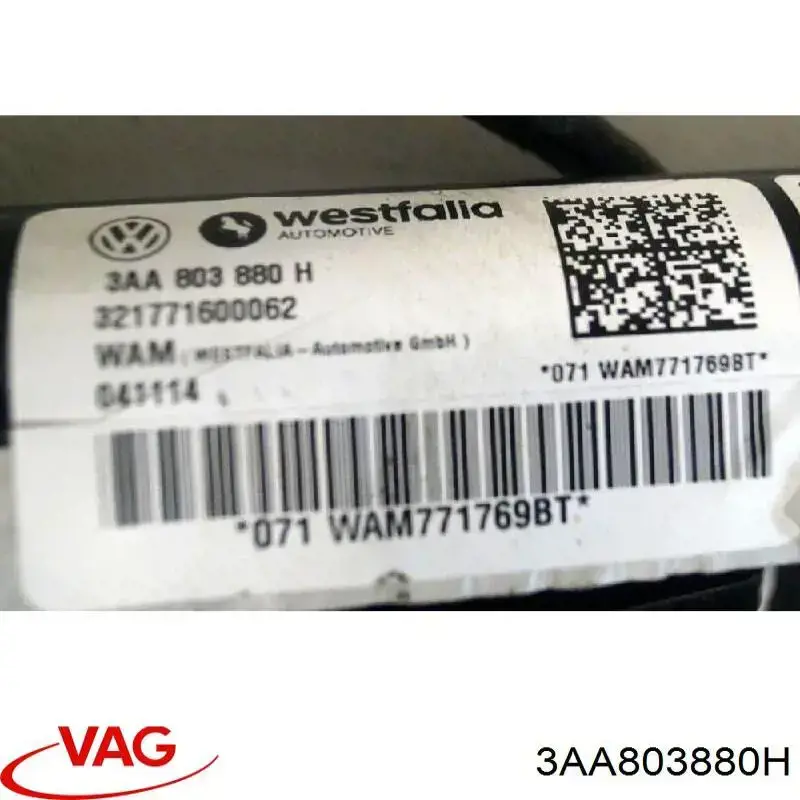 Enganche de remolque VAG 3AA803880H precio, desde 2236,20 EUR