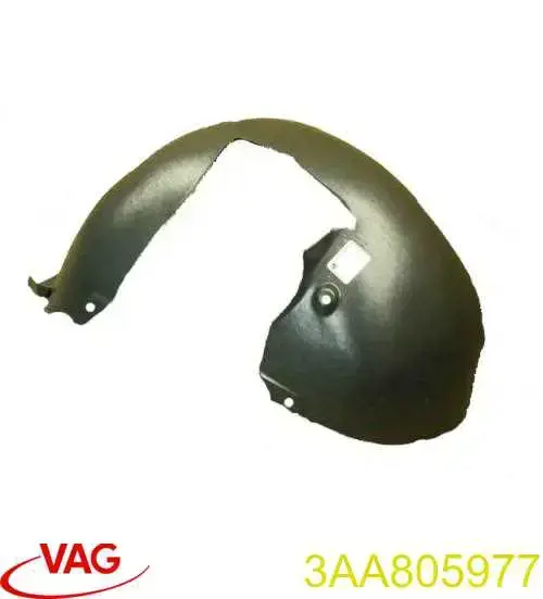 Guardalodos interior izquierdo, guardafango delantero VAG 3AA805977 precio, desde 25,53 EUR