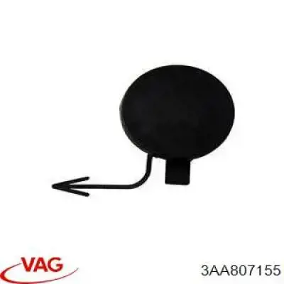 Comprar 3AA807155 VAG Tapa del enganche de remolcado delantera