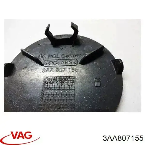Tapa del enganche de remolcado delantera 3AA807155 VAG