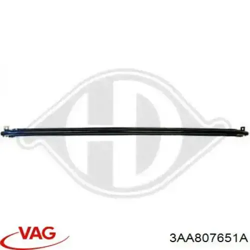 Refuerzo de parachoques delantero VAG 3AA807651A precio, desde 41,83 EUR