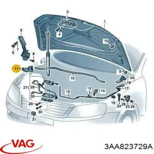  VAG 3AA823729A precio, desde 22,50 EUR