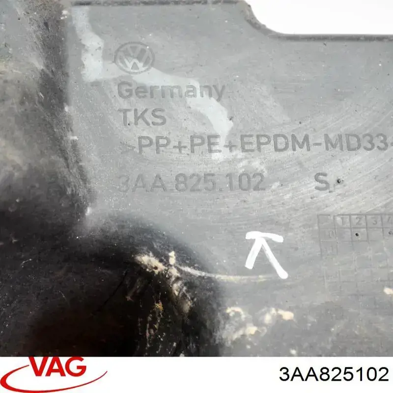 Protección inferior derecha VAG 3AA825102 precio, desde 36,26 EUR