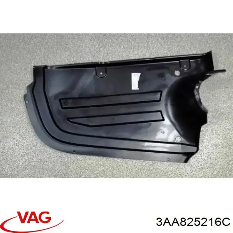 3AA825216C VAG Protección inferior trasera derecha