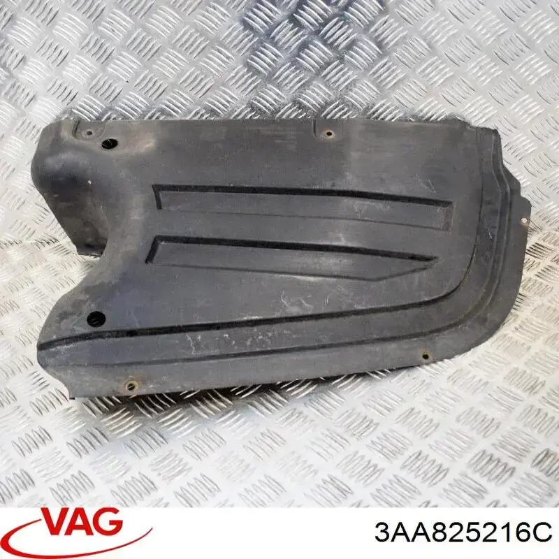 Protección inferior trasera derecha 3AA825216C VAG