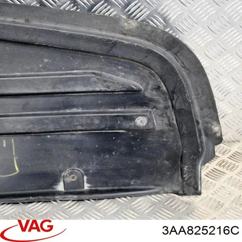 Protección inferior trasera derecha VAG 3AA825216C