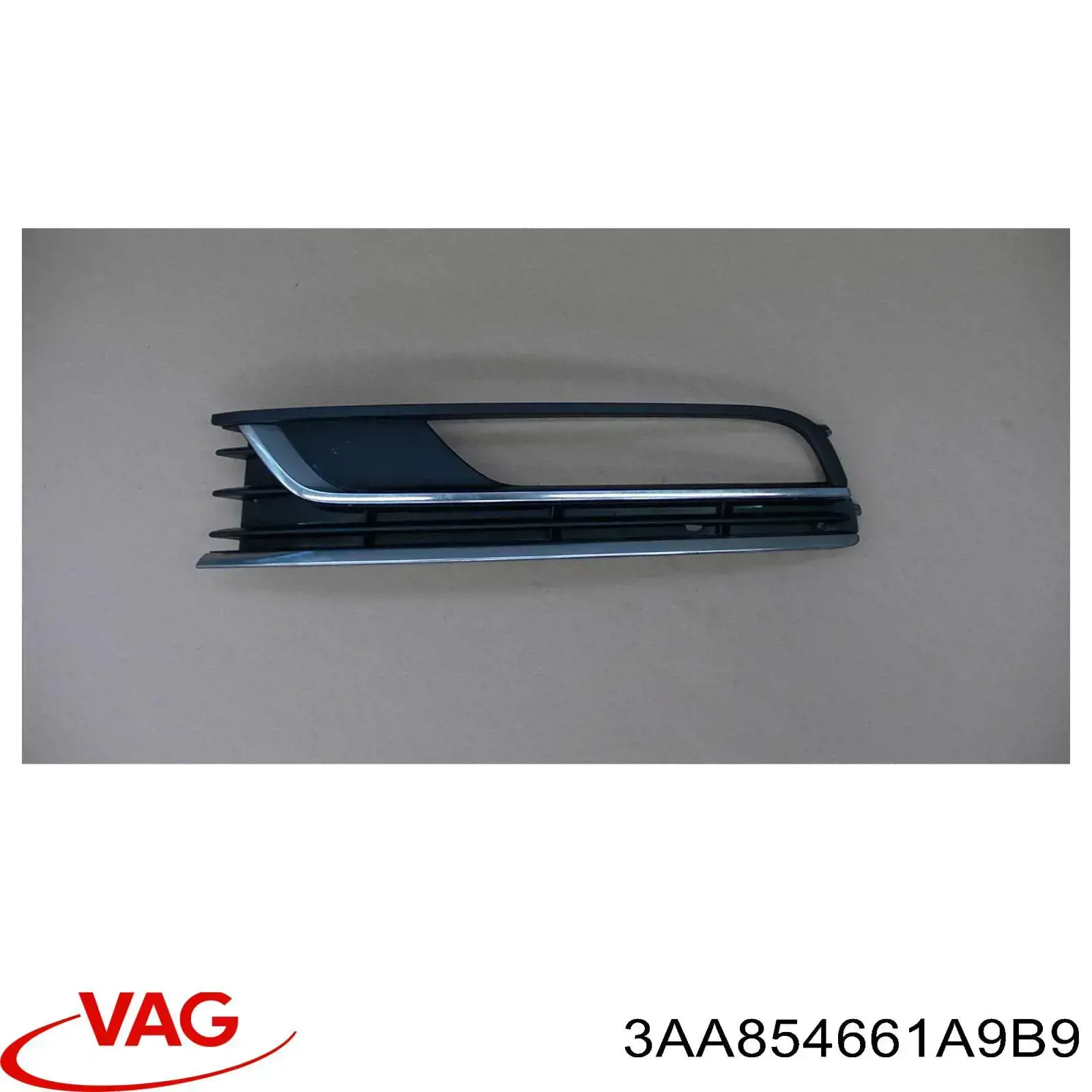 Rejilla izquierda del parachoques delantero VAG 3AA854661A9B9 precio, desde 27,89 EUR