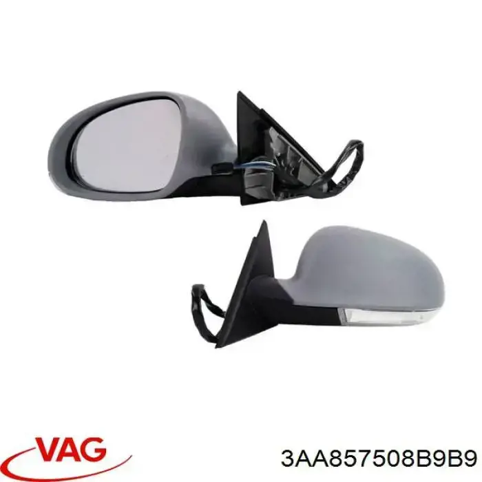 Espejo retrovisor derecho VAG 3AA857508B9B9 precio, desde 115,71 EUR