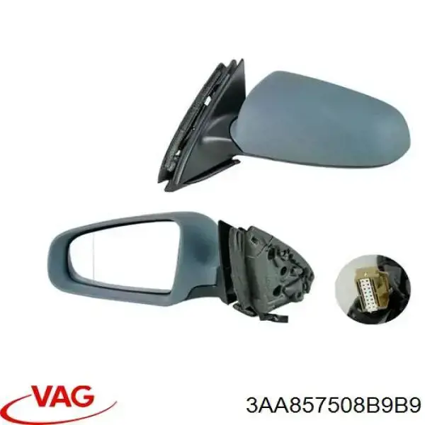 Comprar 3AA857508B9B9 VAG Espejo de retrovisor derecho