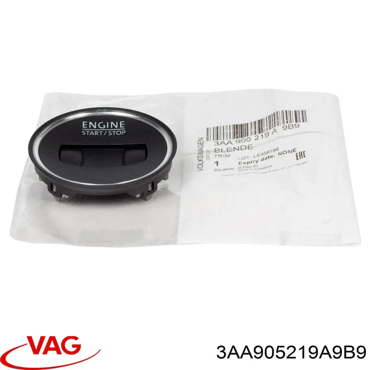 Comprar 3C0905219B9B9 VAG Botón de arranque del motor